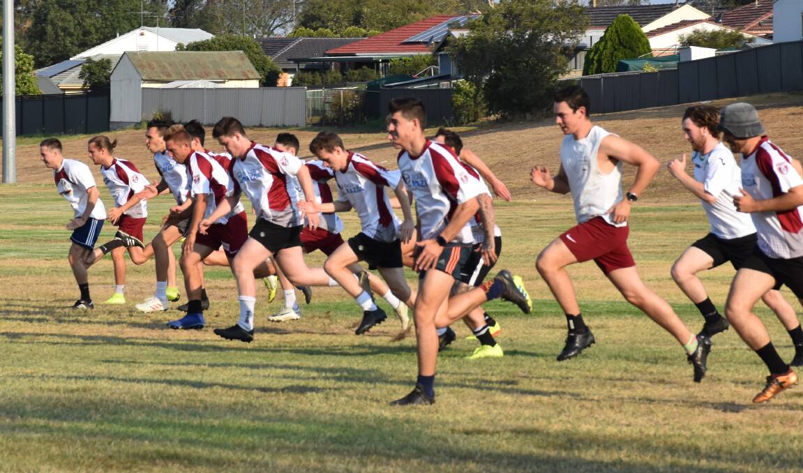 BACK TO WORK: The Singleton Strikers will attempt to end a 28-year-old first grade premiership drought when competing in the NewFM Northern League One this season. 