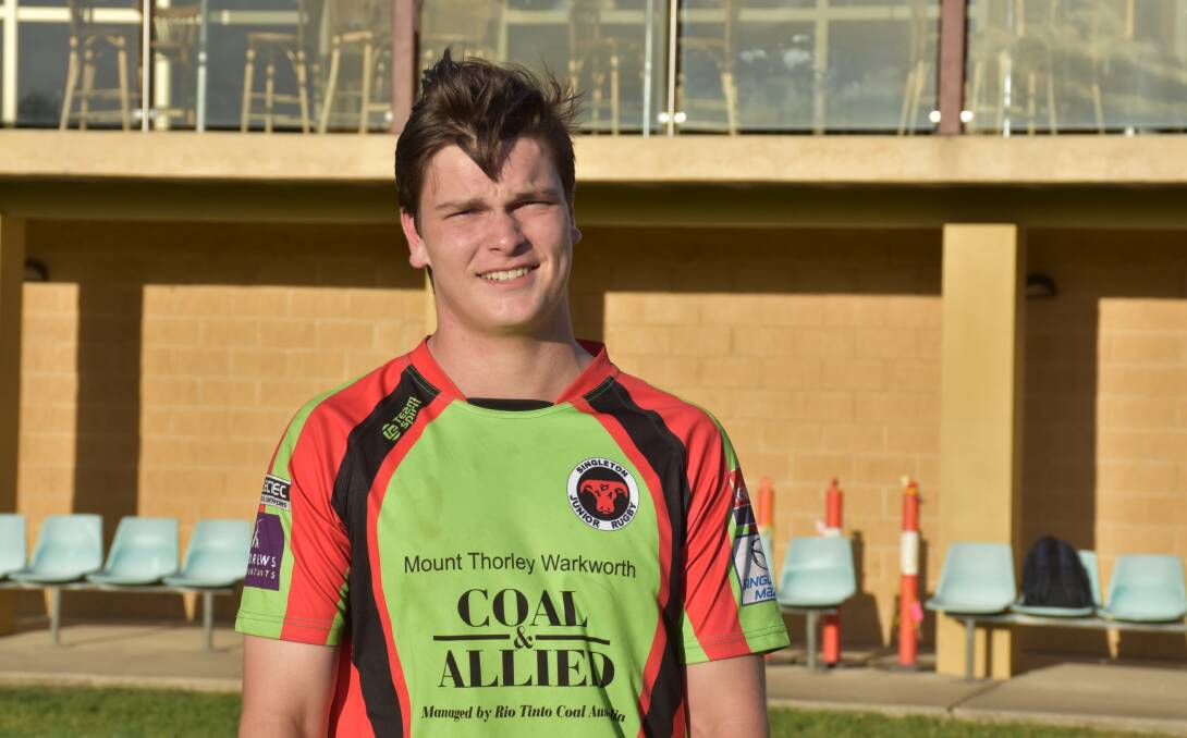 SOUTH AFRICA BOUND: Jayden Duff trained one last time with the Singleton Bulls on Tuesday evening prior to his two week tour of South Africa with the NSW Combine High Schools representative team.