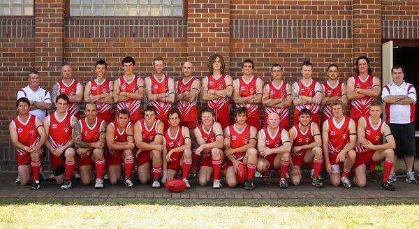 THE HEROES FROM 09': Singleton's senior premiership side from 2009.
