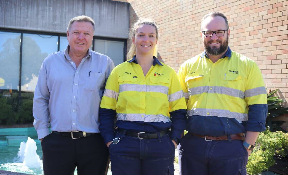 THE MEMBERS: Singleton Council water and sewer team members Jon Fitzgerald, Katie Bell and Dave Tynan will travel to Vietnam to work with the Nghe An Rural Water Supply and Environment Joint Stock Company.