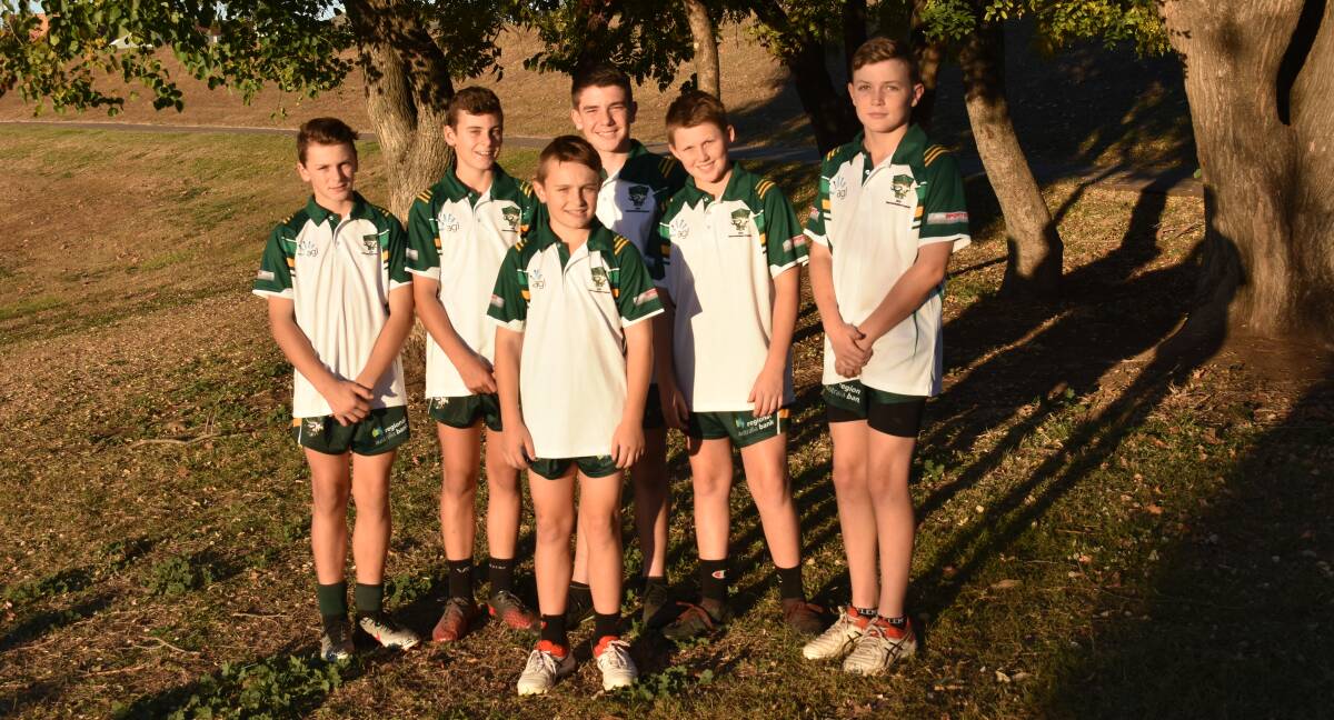 Our under-13 Singleton Greyhounds representing Group 21 in this weekend's tournament.