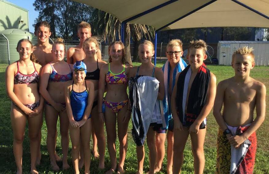 CHEAPER BY THE DOZEN: A total of 12 Singleton Amateur Swimming Club members have combined for 50 entries at this weekend's NSW Country Championships.