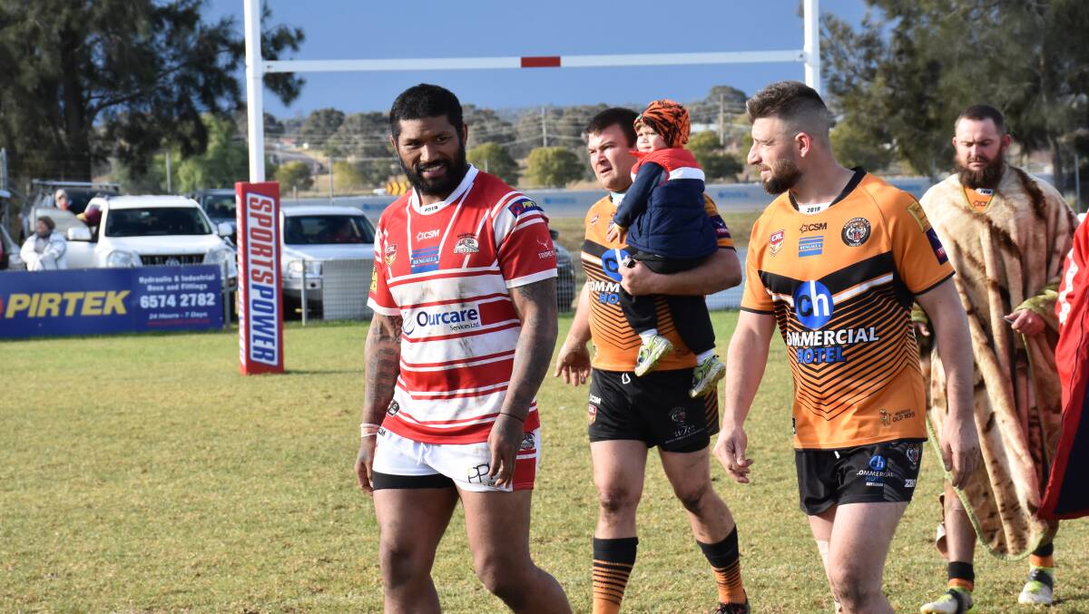 PLAYER TO WATCH: Singleton Greyhound Frank-Paul Nu'uausala hopes his side can match powerhouse Scone this coming Saturday at Pirtek Park.