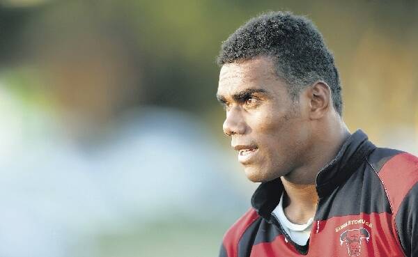 FLASHBACK: Mosese Voka, who will make his Rugby World Cup debut for Fiji this Saturday, pictured playing for the Singleton Bulls in 2009.