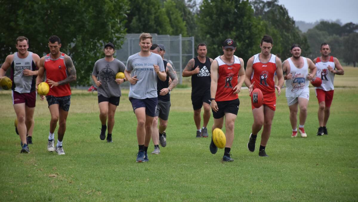 PREPARATION: The Singleton Roosters returned to the training track a week before opponents Maitland and Newcastle City.