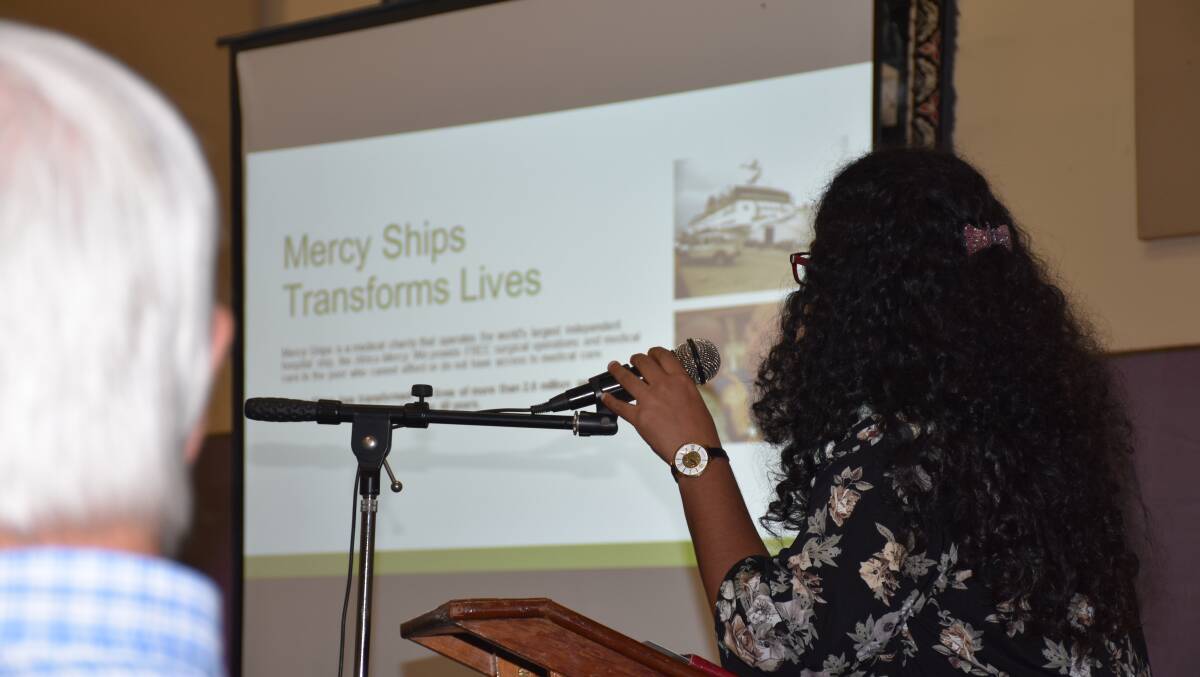 EYES ON SCREEN: Merlyn Joseph shares her experiences on the Mercy Ship program.