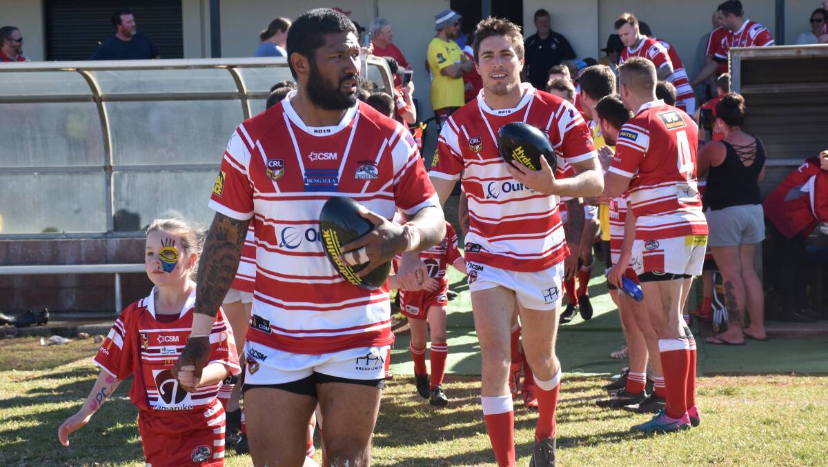 SIDELINED: Frank-Paul Nu'uausala did not feature in the Kurri Kurri Bulldogs squad submitted to play off against his former Singleton Greyhounds side at this morning's Hunter Valley Nines tournament.