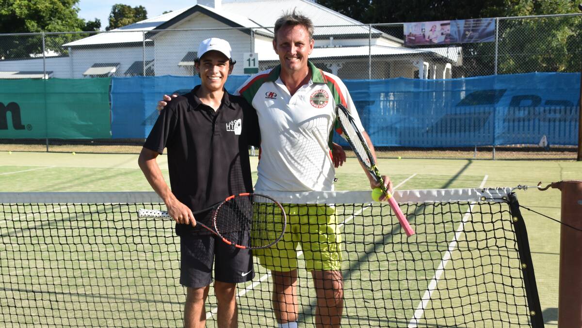 STRONG BOND: Teenager Adam Walters travels 152km each week just to train with his coach Gary Brenton in Singleton. The two have forged a strong bond.