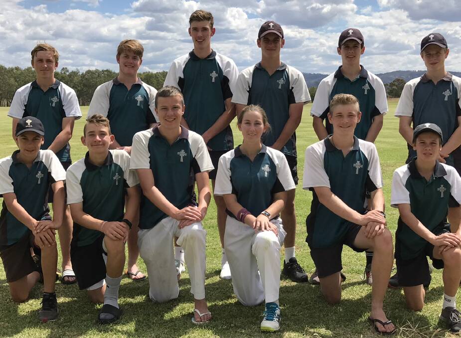THE SAINTS ARE COMING: St Catherine's College triumphed over St Joseph’s (Aberdeen) yesterday in the Catholic Schools Cricket competition.