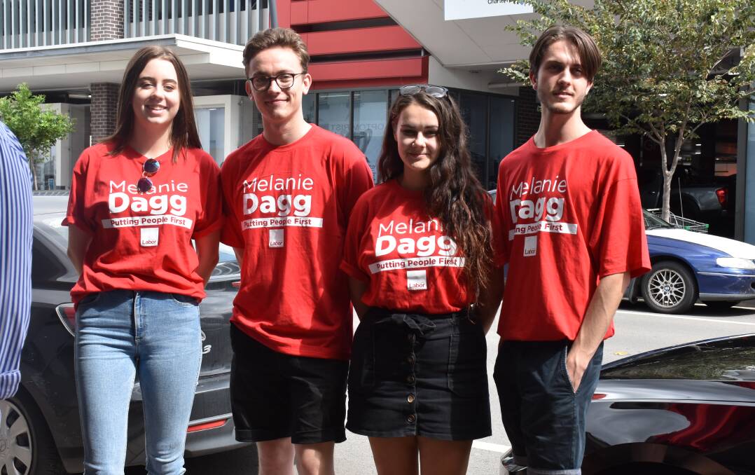 DAGG'S DIVISION: There was support for Country Labor candidate Melanie Dagg this morning.