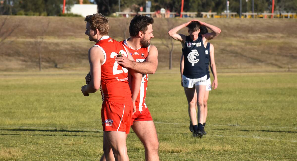 The Singleton Roosters made history at Rose Point Park this afternoon when celebrating an upset 12.14 (86) to 6.3 (39) victory over AFL Hunter Central Coast powerhouse Newcastle City.