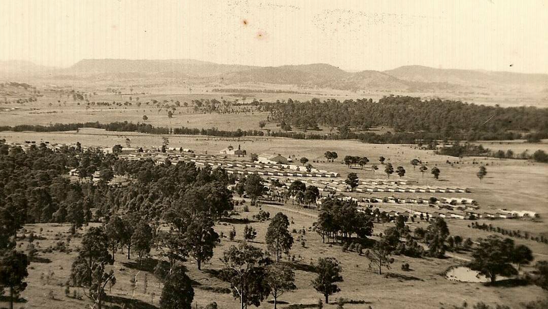 FROM THE ARCHIVES: The Greta Army and Migrant Camp pictured in the 1950s. (PHOTO SUPPLIED)