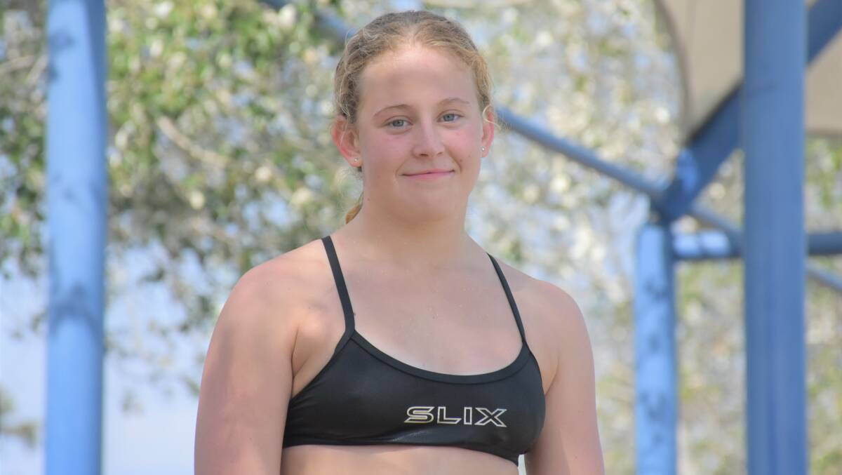 READY TO SWIM: Mackenzie Gray will travel to Adelaide next week to compete in the open water national championships held from January 25 to 27.