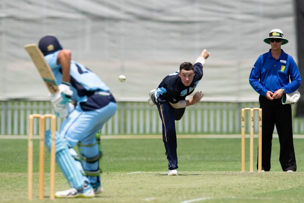 LOCAL HERO: Former Singleton junior all-rounder Glenn Winsor in action. (Picture: Cricket Australia)