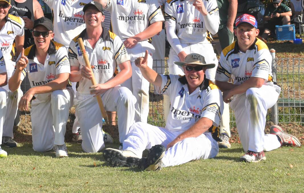 LOCAL LEGEND: Greg Thift (JPC) will open the batting for Newcastle at the NSW Veterans Championships in Orange this afternoon.