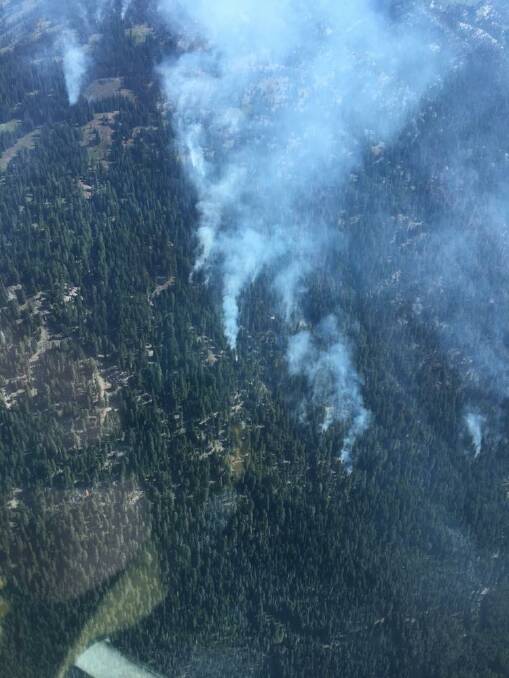 PREVIOUS ASSIGNMENT: Oregon's Granite Gulch Fire, photographed from an airplane in August, 2019. (Wallowa-Whitman National Forest Photo)