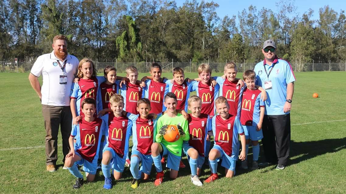 Last weekend Singleton's terrific trio of under-11 talents Campbell McNamarra, Samuel Pearce and Kaiden Boldery represented the Hunter region at the State SAP (Skill Acquisition Program) Championship in Coffs Harbour. Local talent Tye Walker was the fourth Singleton name to look out for through his representation with the Macquarie line-up.