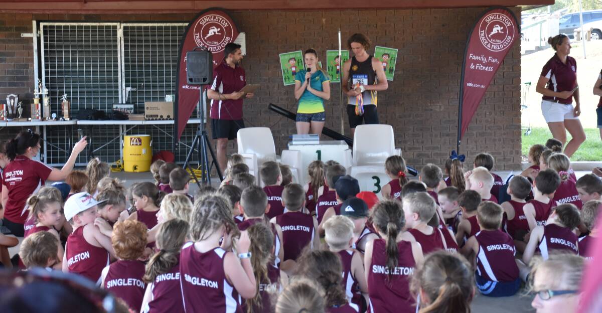 The Singleton Track and Field club welcomed special guest Erin Cleaver last year.