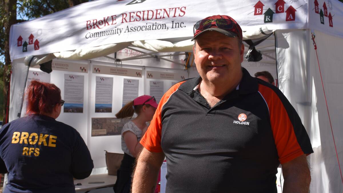 LOCAL IDENTITY: Mick McCardle (president of the Broke Residents Community Association) has declared himself as a Broketerrian since moving to the town in 2016.