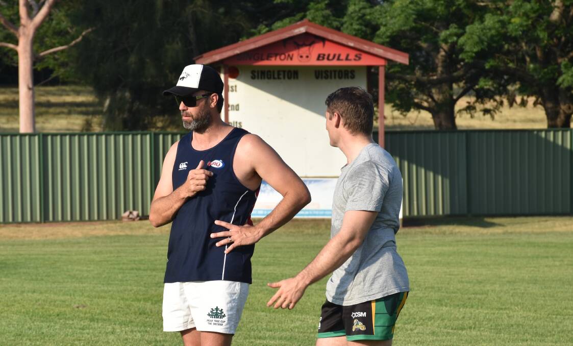 THE COACH: Tim Partridge was due to make his long awaited debut as Singleton Bulls first grade coach on Saturday.