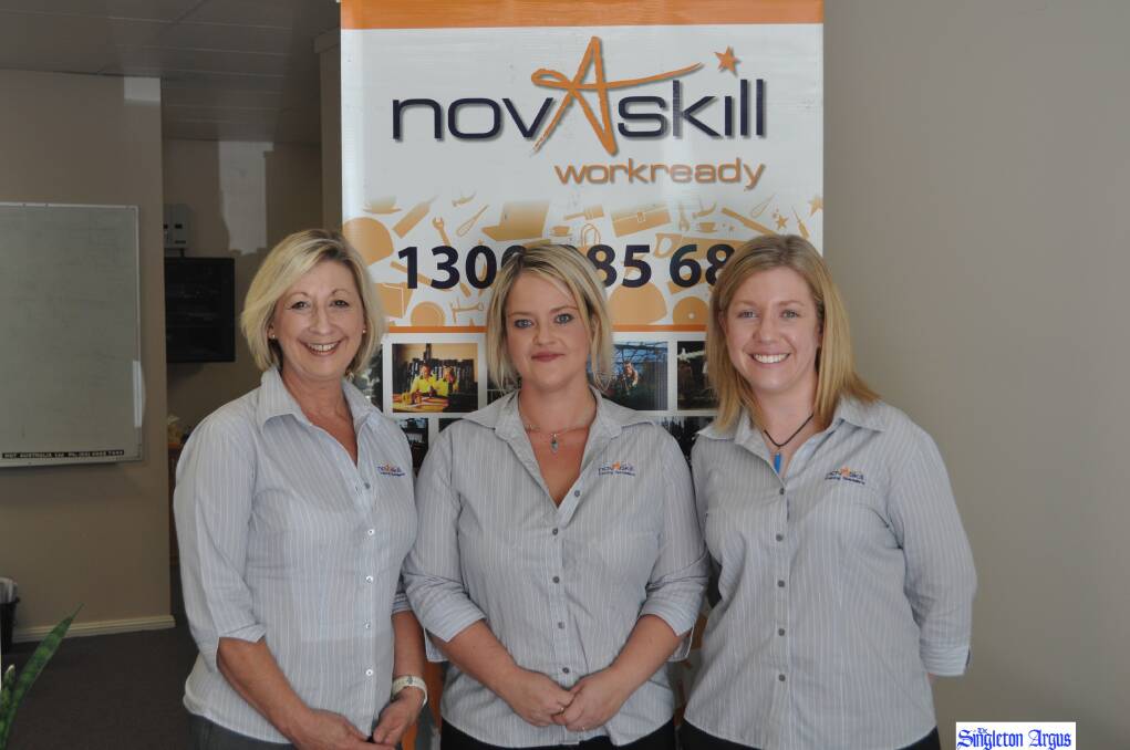 Exhibitor: Novaskill Singleton trainer and assessor Bronwyn Musgrave, training consultant Kylie Williams and branch coordinator Amanda Reilly will all be present at the Try a Skill event.